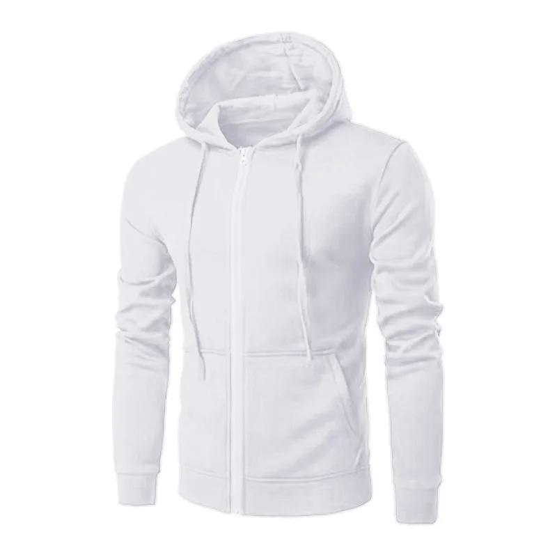 Printemps automne hommes sweats à capuche à manches longues cardigan à fermeture éclair homme/femme
