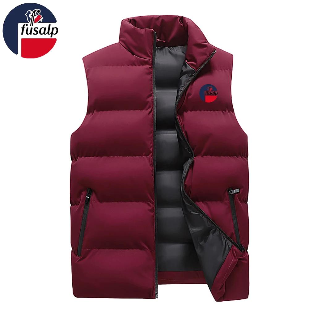 Gilet en molleton thermique épais pour homme FUSALP, vêtement chaud et décontracté pour l'hiver, sty