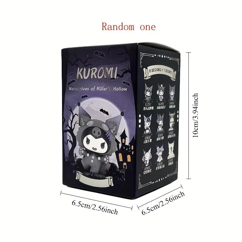 Sanrio boîte aveugle dessin animé Kuromi poupée chanceux Divination série Anime figurine modèle poup