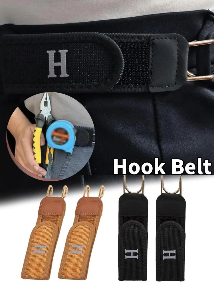 Ceinture élastique invisible sans boucle avec fermeture à crochet en métal durable, sangle de taille
