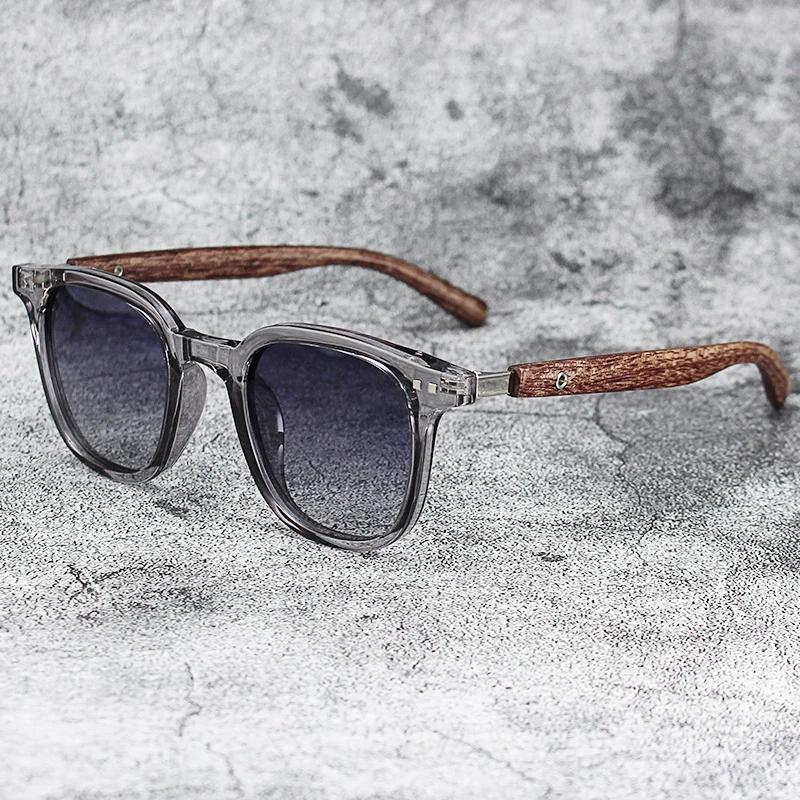 Nouvelles lunettes de soleil vintage pour hommes, monture PC, verres classiques de marque, verres tr
