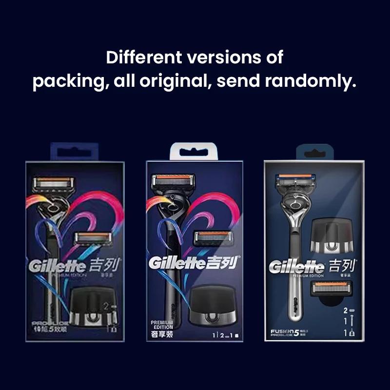 Gillette Fusion 5 ProGlide Razor Premium Edition Flex Ball Tech 5 couches lames ultra fines Machine