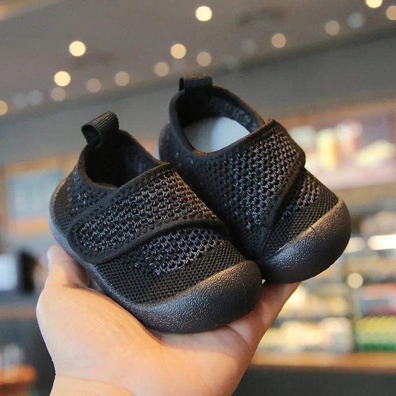 Chaussures de marche pour bébés garçons et filles, chaussures décontractées pour enfants, en maille,