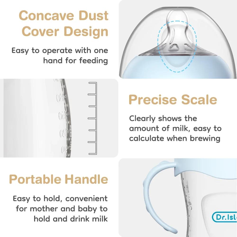 Bouteille PP pour bébé 150/240/330ML, biberon pour nouveau-né avec poignée, biberon pour lait, fourn