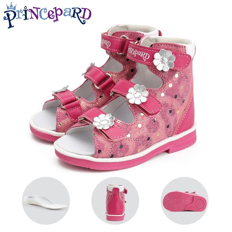 Sandales orthopédiques pour enfants princepard Girls chaussures orthopédiques pour enfants avec dos