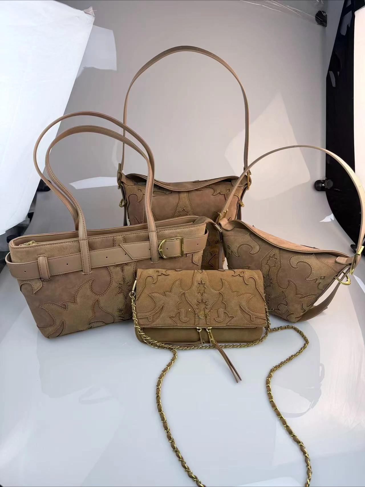 Sac à main ZV haut de gamme pour femme, nouveau sac à bandoulière zippé pour le trajet domicile-trav