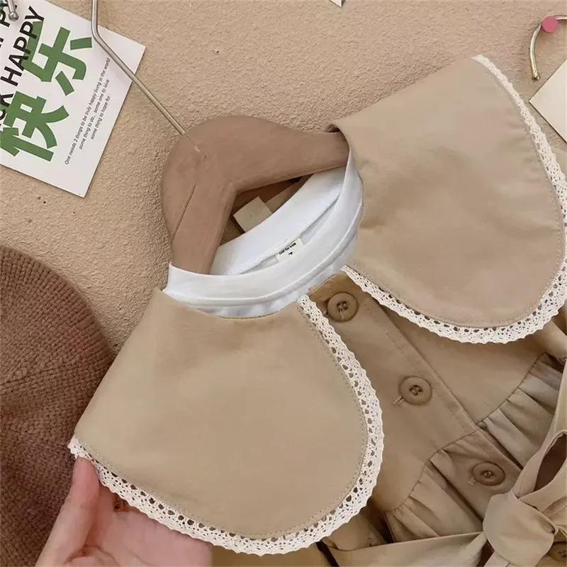 Manteaux Trench pour Filles, Manteaux Longs Coupe-Vent Mignons pour Bébés, Vestes Tendance Cintrées