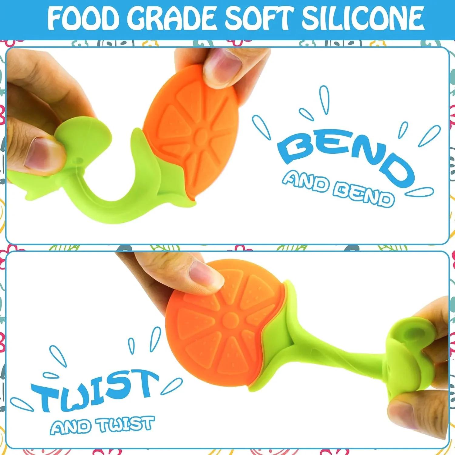 Jouet de dentition en Silicone pour bébé, anneau de dentition pour dents, accessoires pour bébés, su