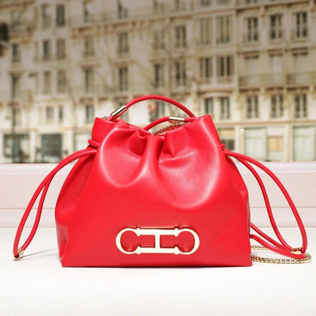 Sac seau tendance CH Fashion avec lettres, sac à bandoulière décontracté pour trajets quotidiens, sa