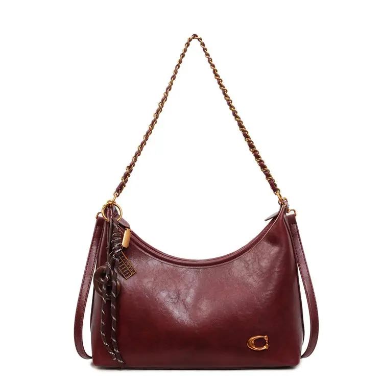 Nouveau Sac de Commuter Rétro Haut de Gamme pour Femme 2026, Sac à Bandoulière Polyvalent Grande Cap