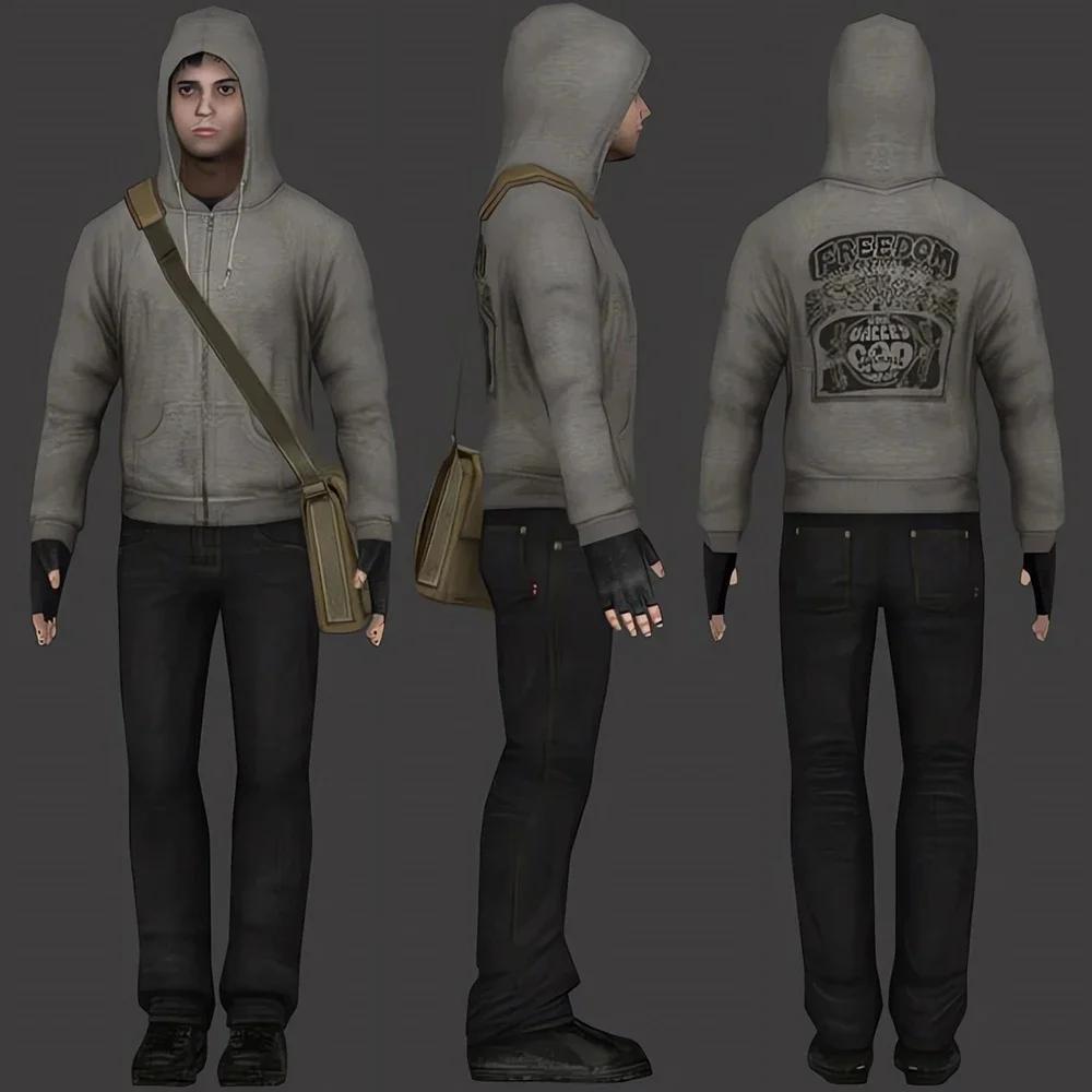 Simon Henriksson sweat à capuche zippé "Scream of Fear" sweat-shirt de jeu de rôle Simon automne/hiv