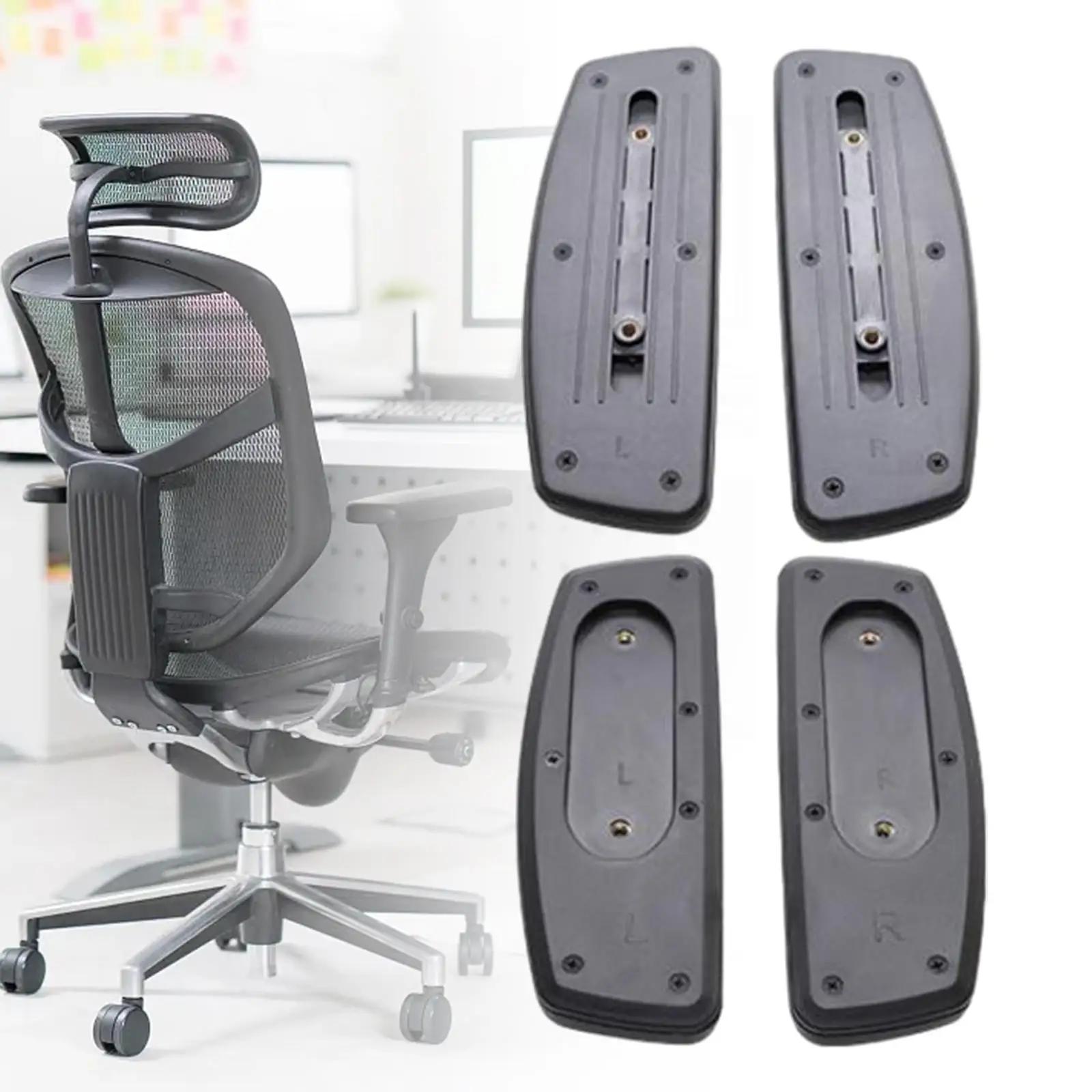 Accoudoirs de remplacement pour chaise de bureau, 2 pièces, avec trou de montage, Installation facil