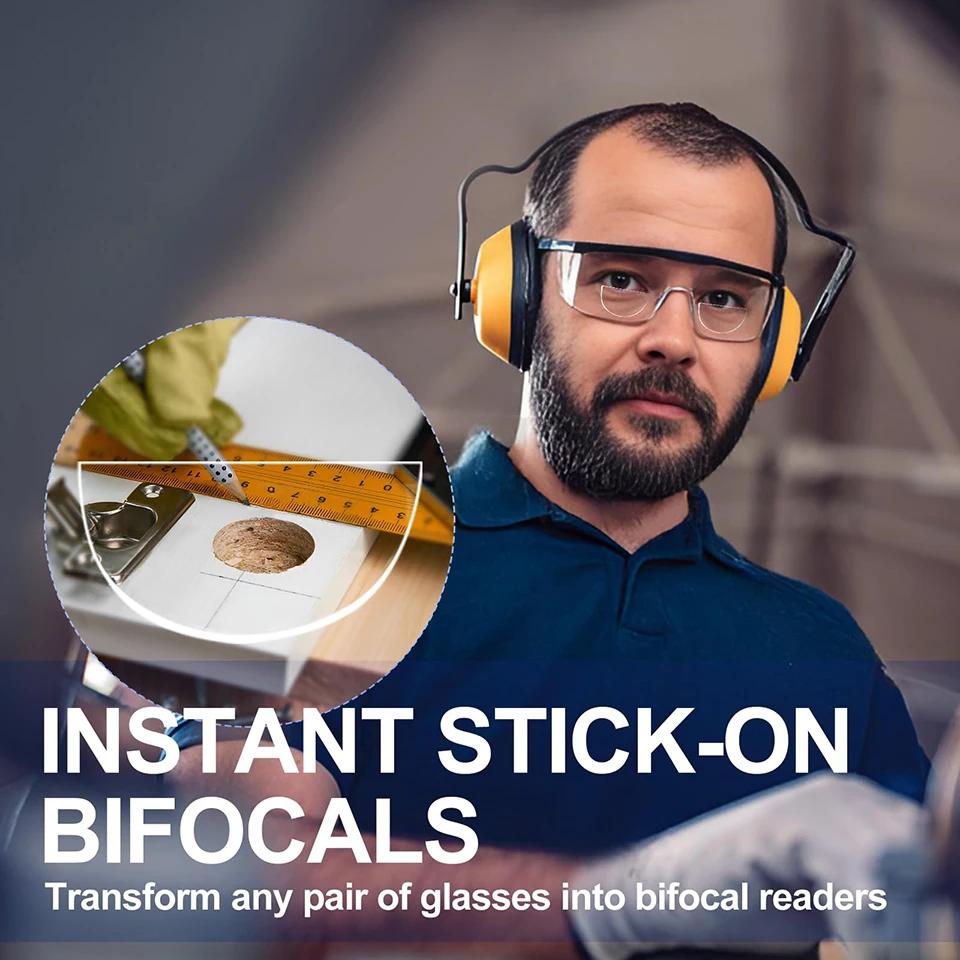 NONOR – lentille de lecture bifocale en Silicone liquide, lentilles presbytes à coller, grossissemen