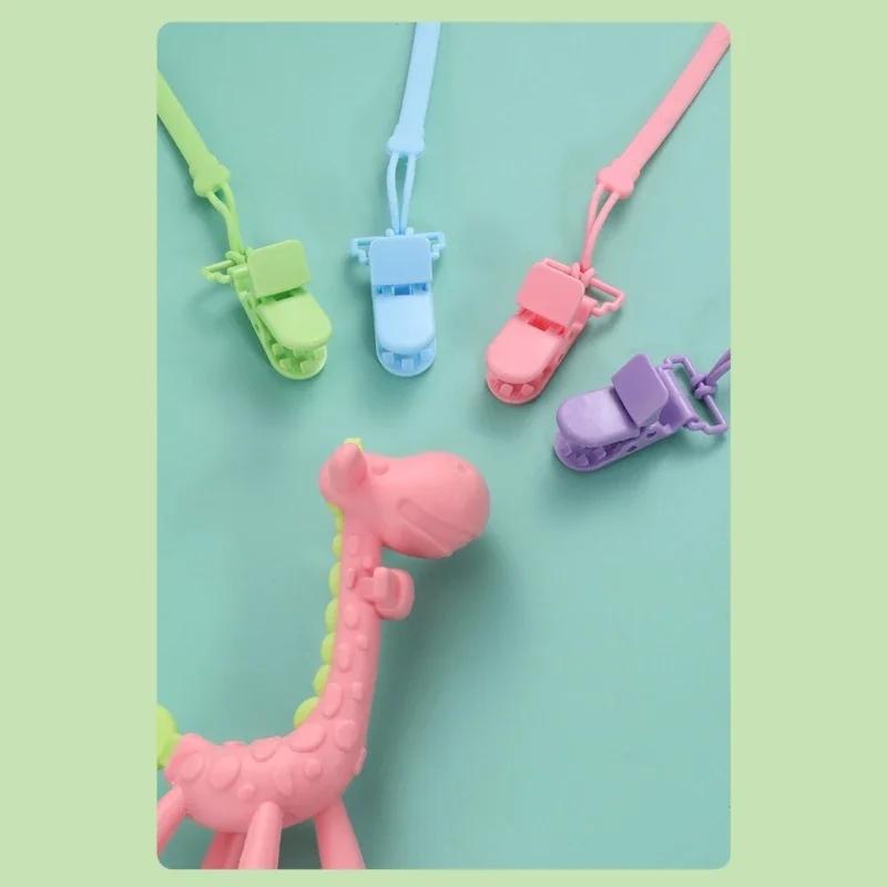 Attache-tétine en silicone JOFastened pour bébé, clip de dentition, nouveau-né TeWindsor, support de