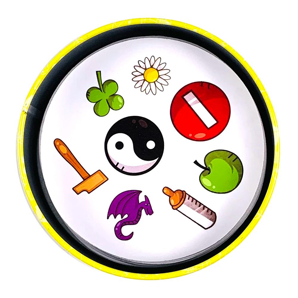 Jeu de cartes en boîte métallique, jeux interactifs Parent-enfant, jeu de cartes pour famille et ami