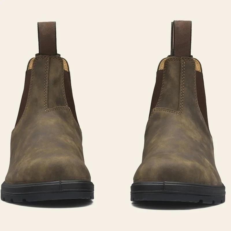 Bottes décontractées à la mode pour hommes, semelle extérieure confortable et Durable, chaussures de