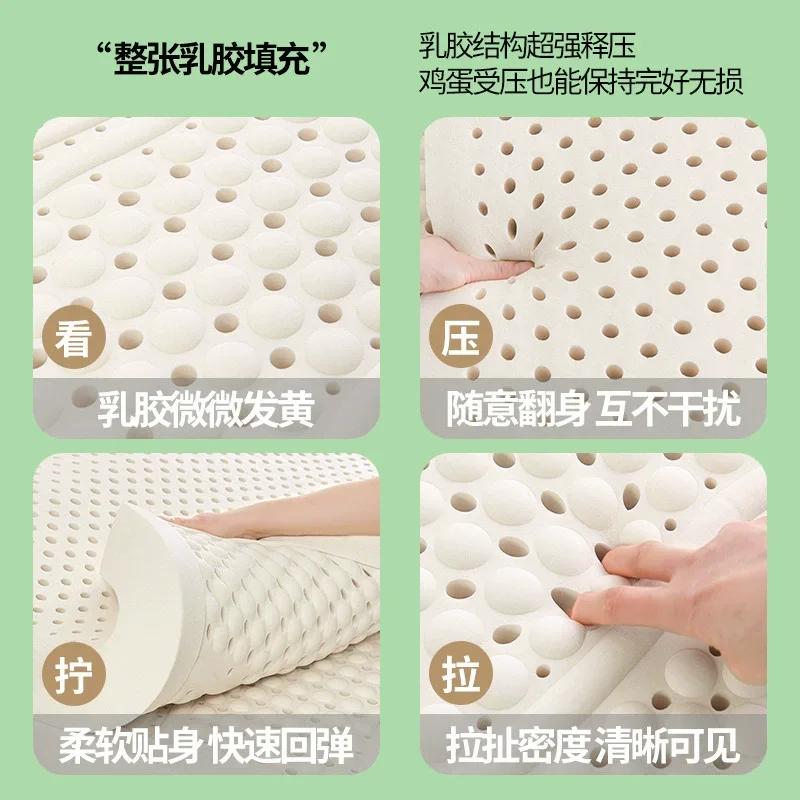 Dessus de matelas liquide en Latex haut de gamme, 100% Latex naturel, tapis Thiland pliables à rebon