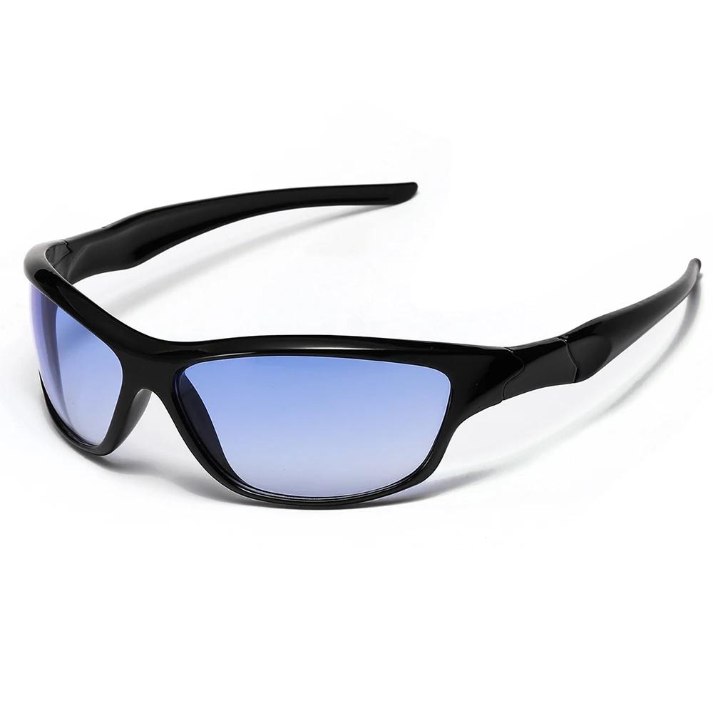 Lunettes de soleil argentées Y2K pour hommes et femmes, lunettes de soleil de sport de cyclisme en p