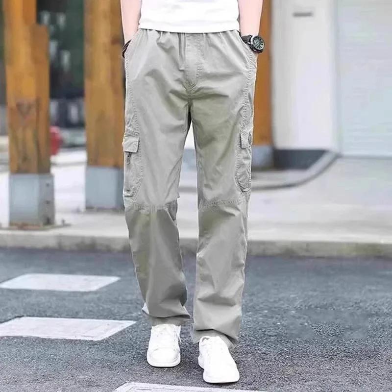 Pantalon de travail américain haut de gamme pour homme – Tendance estivale décontractée, polyvalent,