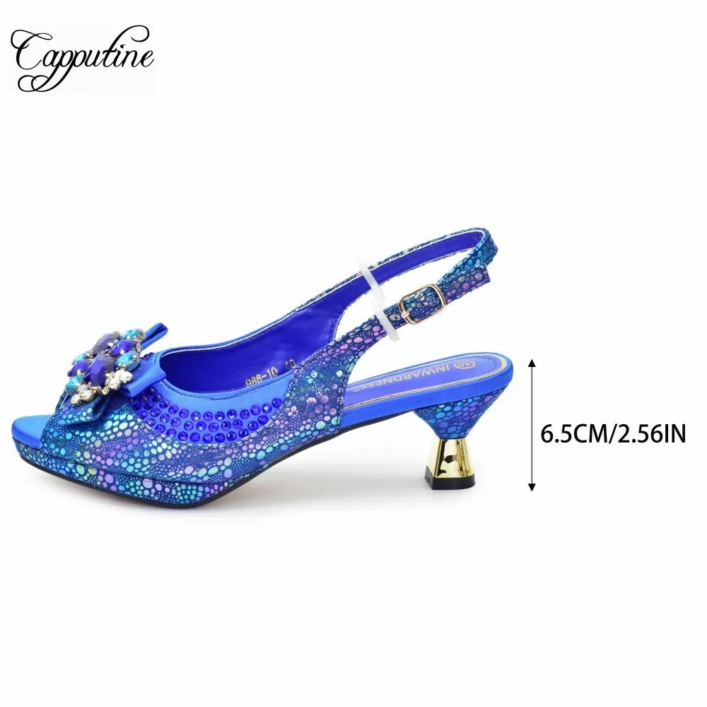 Ensemble de chaussures et sac pour femmes Peach, sandales à talons hauts pour femmes africaines, ass