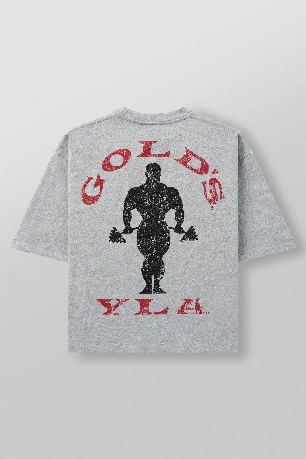 T-shirt imprimé grande taille pour homme Golds Gym New Age 2026 - Convient pour les entraînements qu