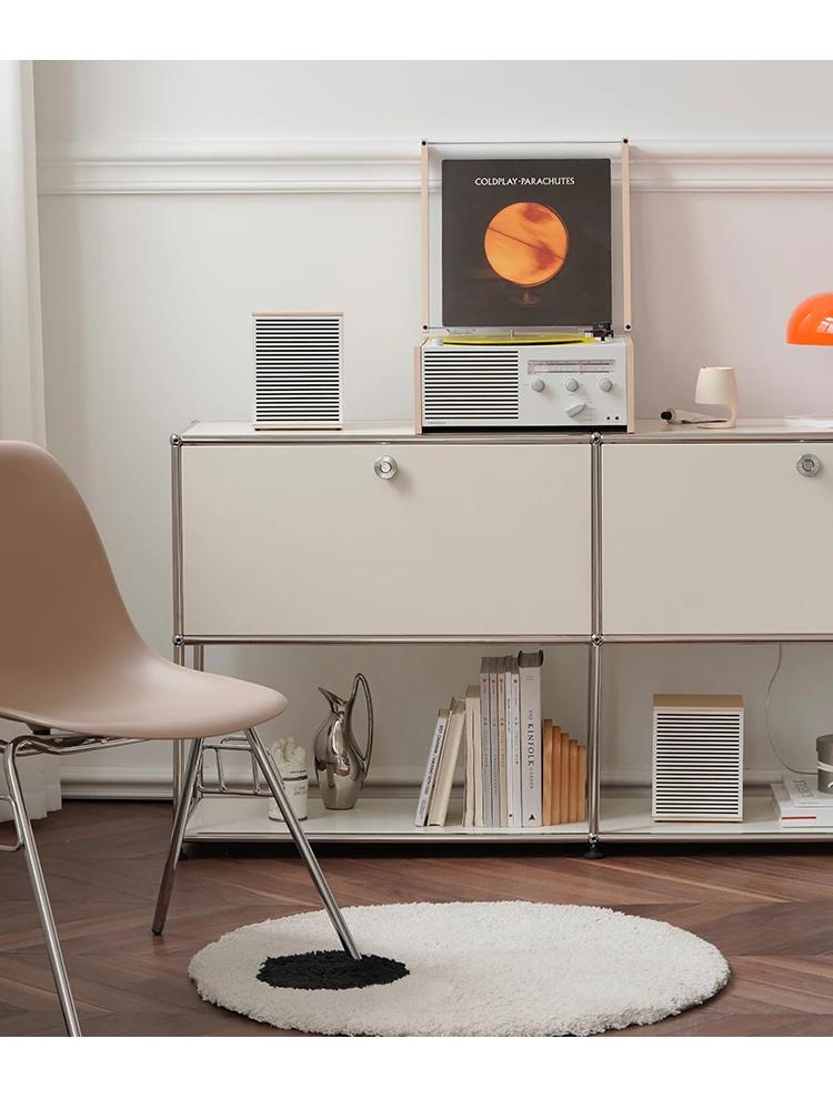 Meuble TV modulaire personnalisé en métal, meuble de rangement, étagère, meuble de chevet, placard
