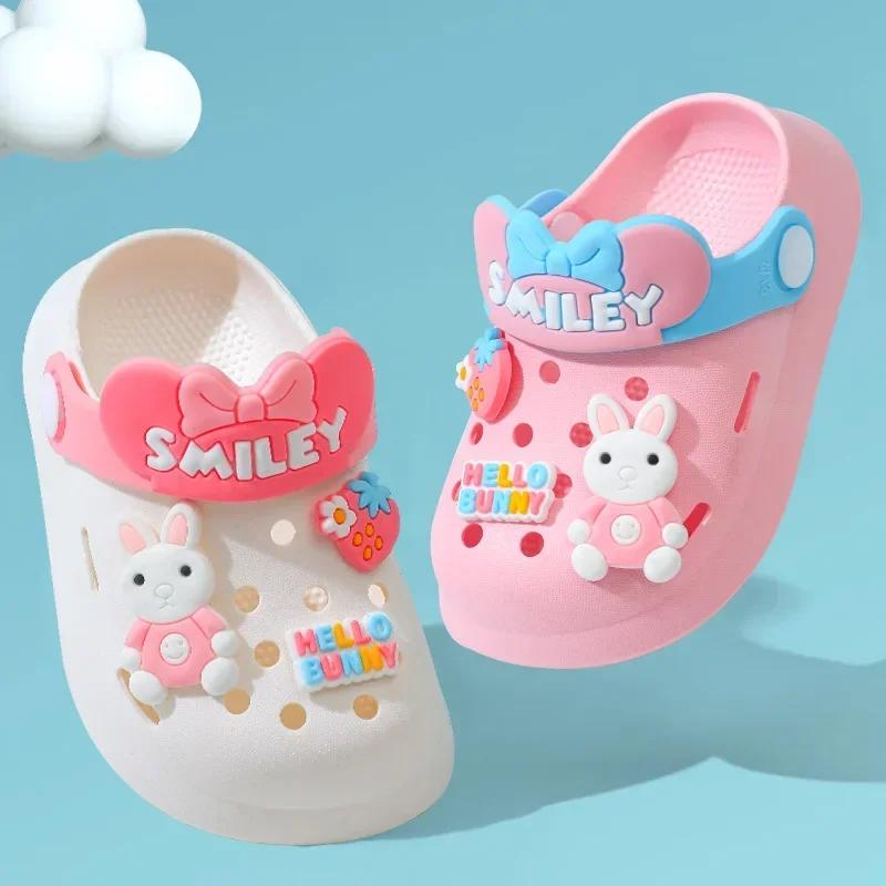 Pantoufles Chaussures pour bébé Sandales Mules Sandales respirantes pour garçons et filles avec seme