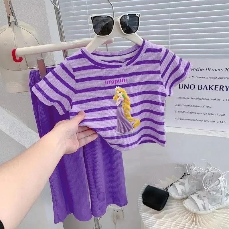 Ensemble de Vêtements Princesse pour Filles 2026 Nouvelle Collection Été Coréenne – Ensemble Enfant