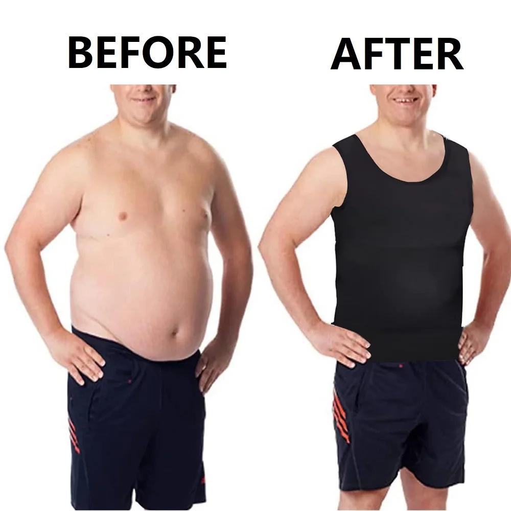 Chemises de Compression Précieux pour Homme, Sous-Vêtements Amincissants, Modelage du Corps, Glafibr
