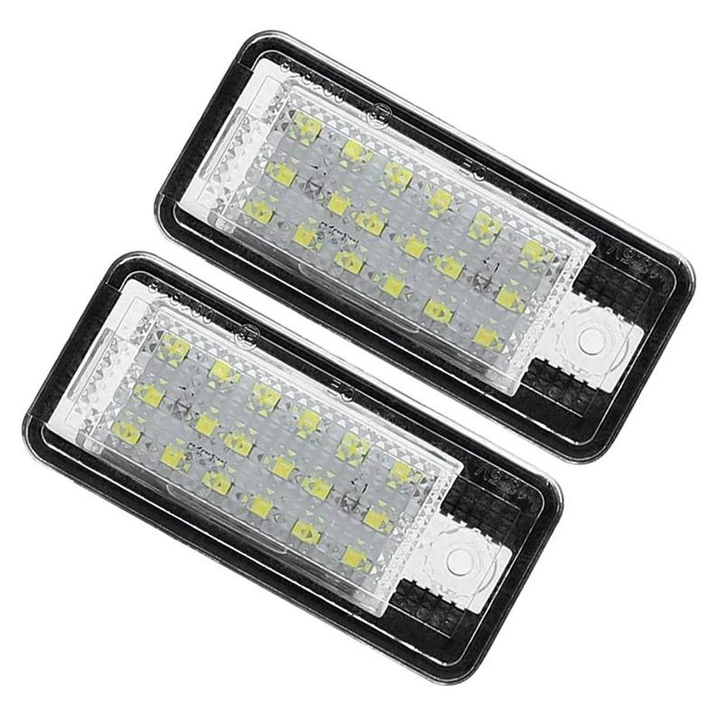 Lampe LED blanche pour plaque d'immatriculation de voiture, pour Audi A3 S3 8P A4 gods B7 A5 horizon