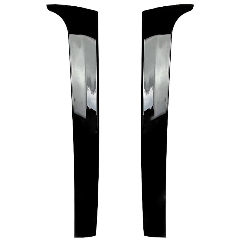 Pour Volkswagen VW Touareg noir brillant voiture fenêtre arrière becquet latéral ABS becquets sépara