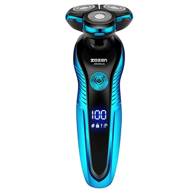 ZOZEN rasoir électrique lavable Rechargeable rasoir électrique Machine à raser pour hommes corps che