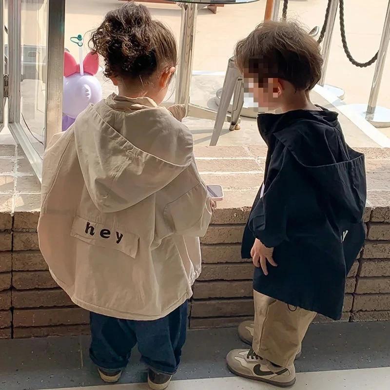 2025 nouveau printemps garçons filles veste à capuche enfants enfant en bas âge automne dessin animé
