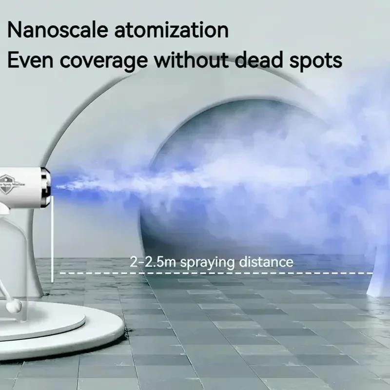 Spray de soin capillaire Nano Blue Light 300ML - Vapeur sans fil rechargeable par USB, outil de coif
