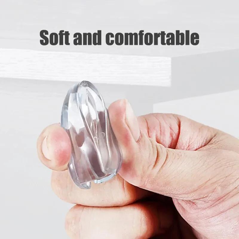 Protecteurs d'angle de meubles de Table basse Anti-collision transparents, doublure d'angle douce po