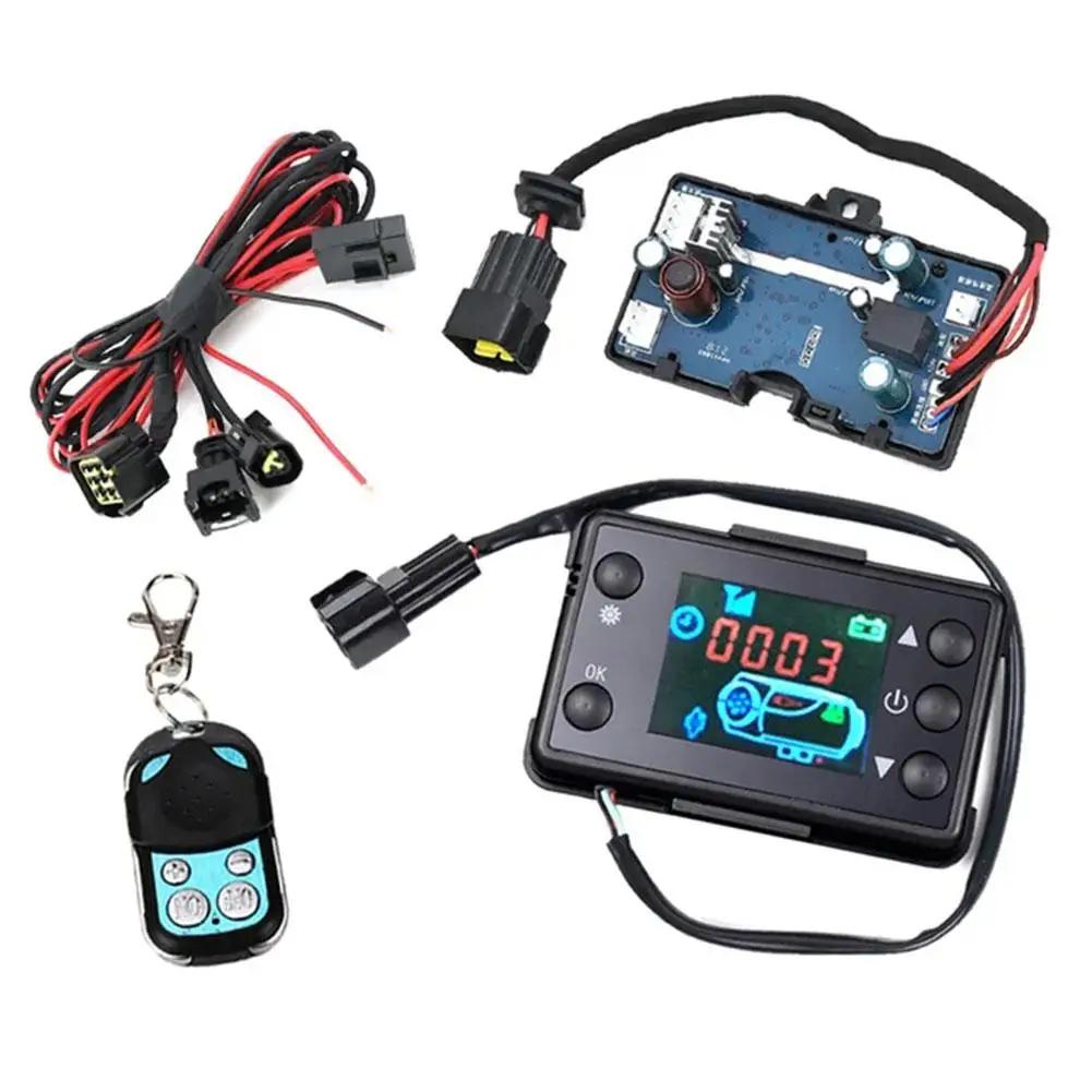 Carte mère de contrôleur de chauffage de stationnement 12V, interrupteur de moniteur LCD + télécomma