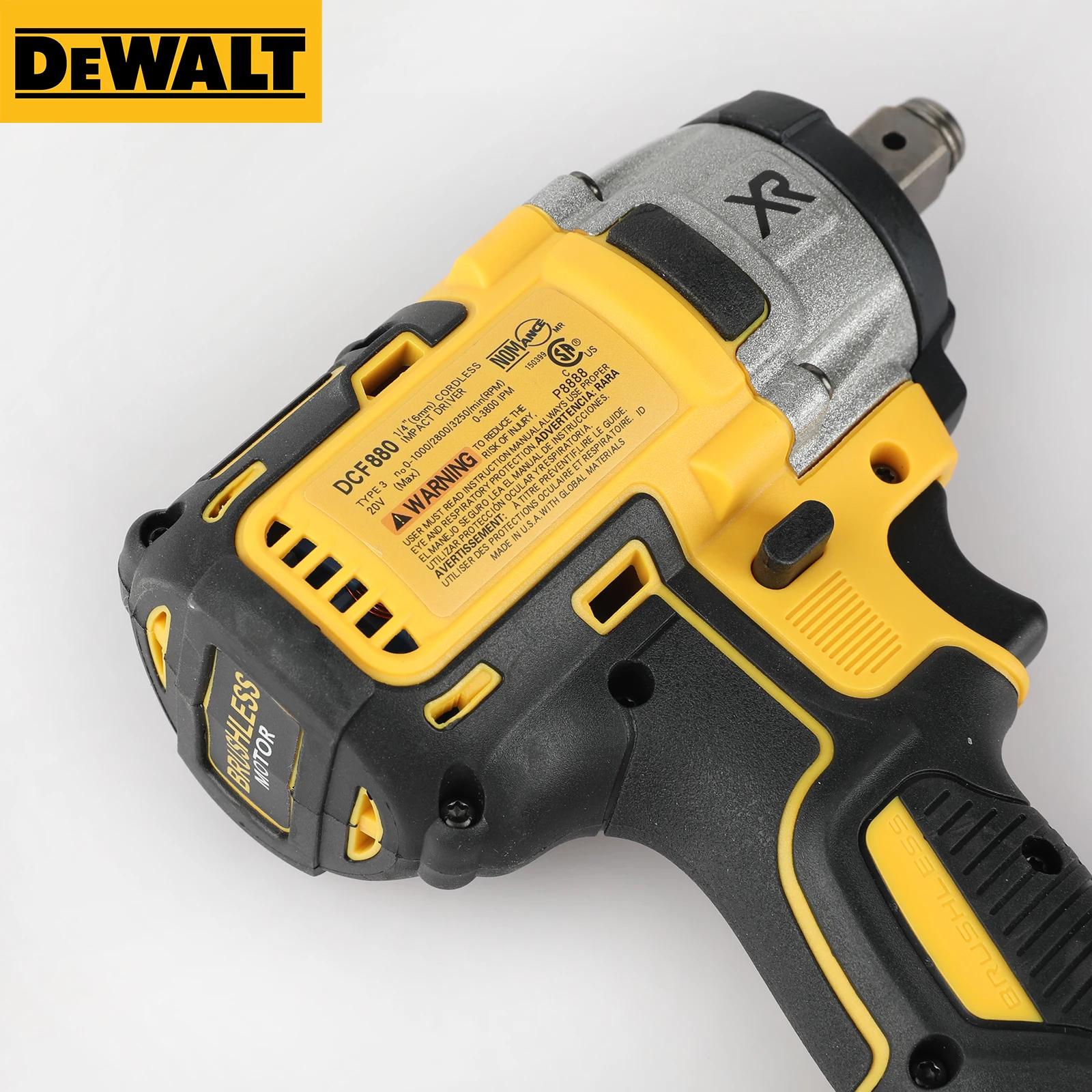 Clé à chocs sans fil DeWalt DCF880 20V Max XR sans balais - Couple de 205 N·m, compacte et multifonc