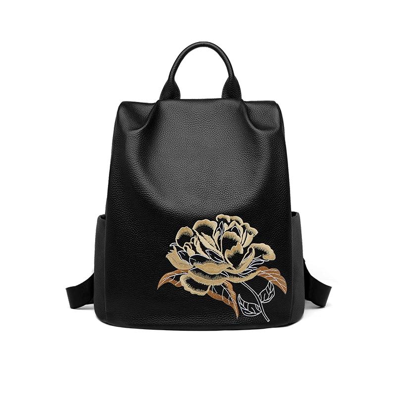 Sac à dos en cuir pour femme ZOOLER 2026, cuir pleine fleur 100% véritable, sac à dos tendance, sac