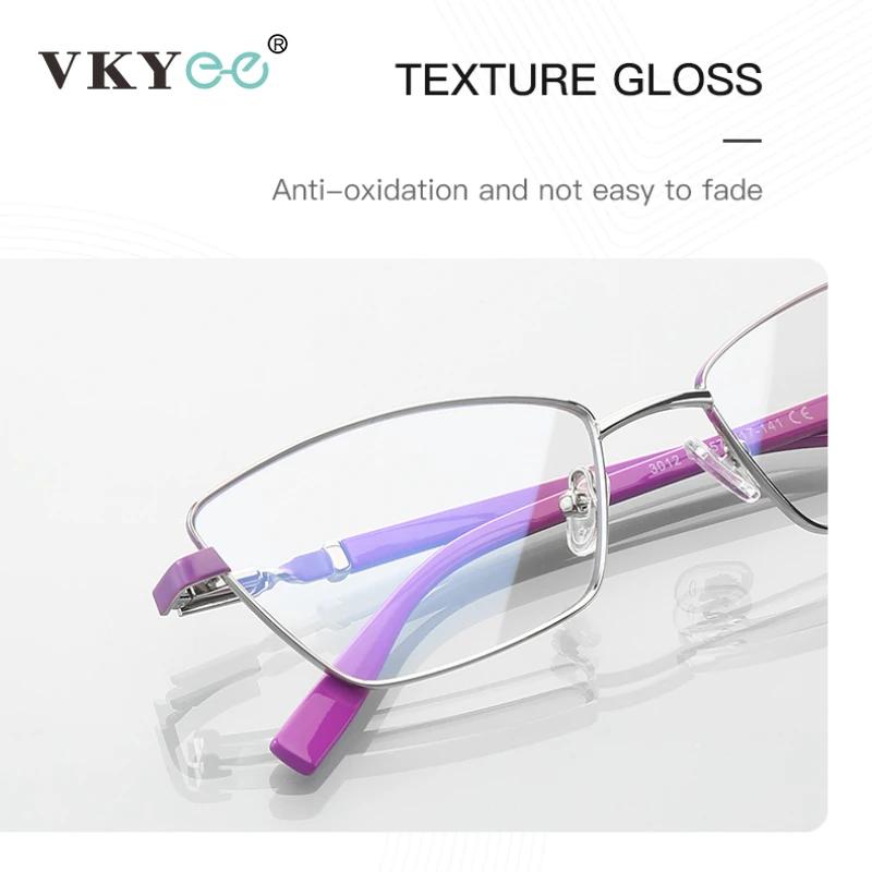 VICKY nouvelle mode Anti lumière bleue lunettes de lecture femmes métal myopie lunettes de Prescript
