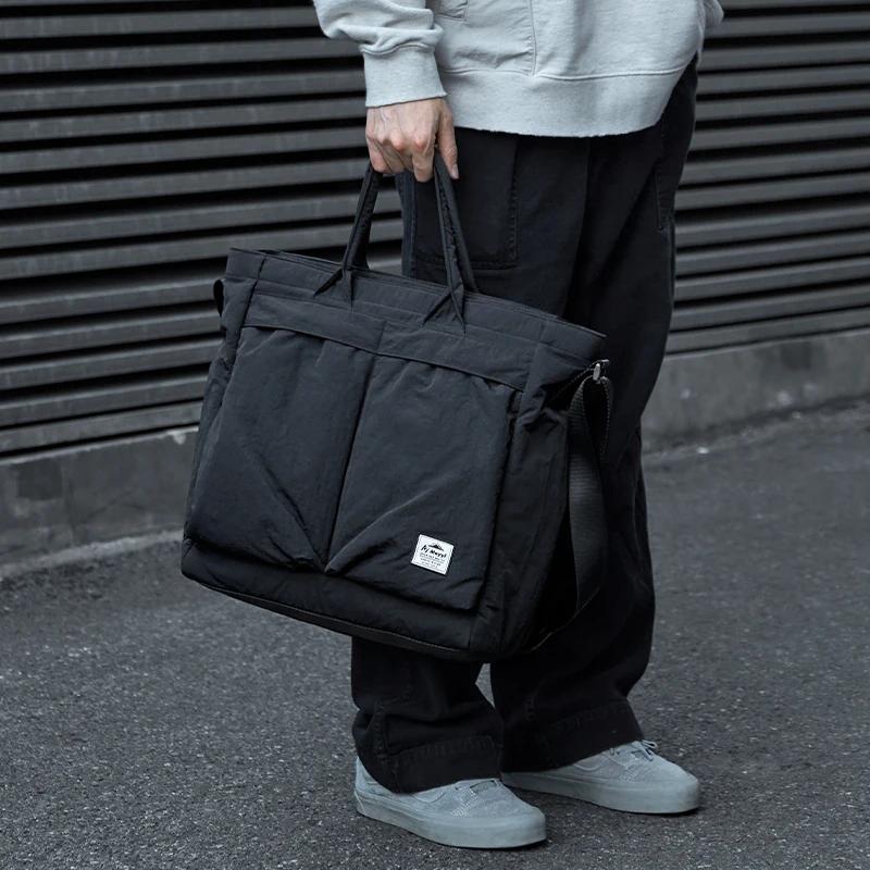 MATE ELAN – grand sac à main de bonne qualité pour hommes, mallette pour ordinateur portable 17.3 po