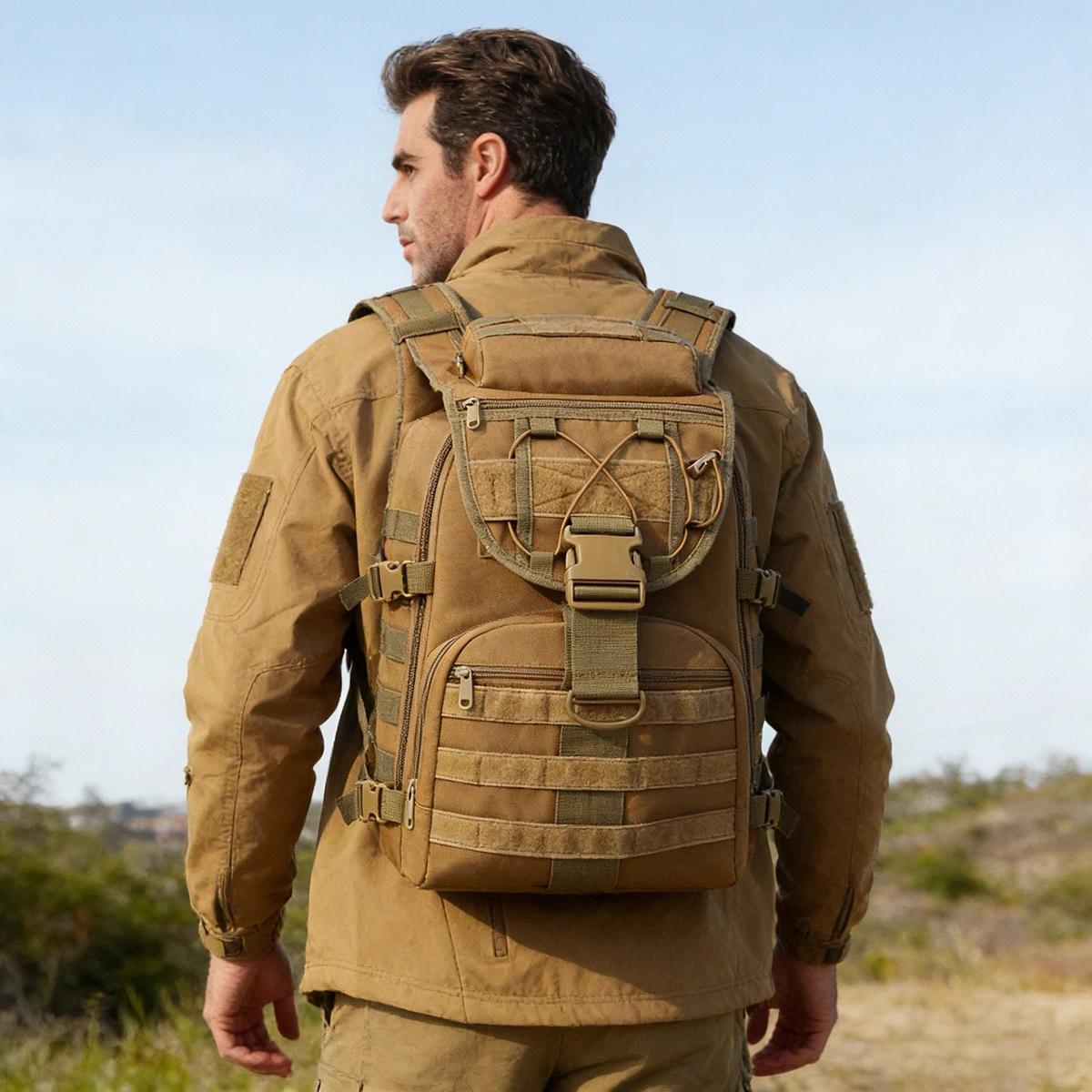 35L grande capacité hommes sac à dos tactique Camping en plein air chasse randonnée Trekking sac de