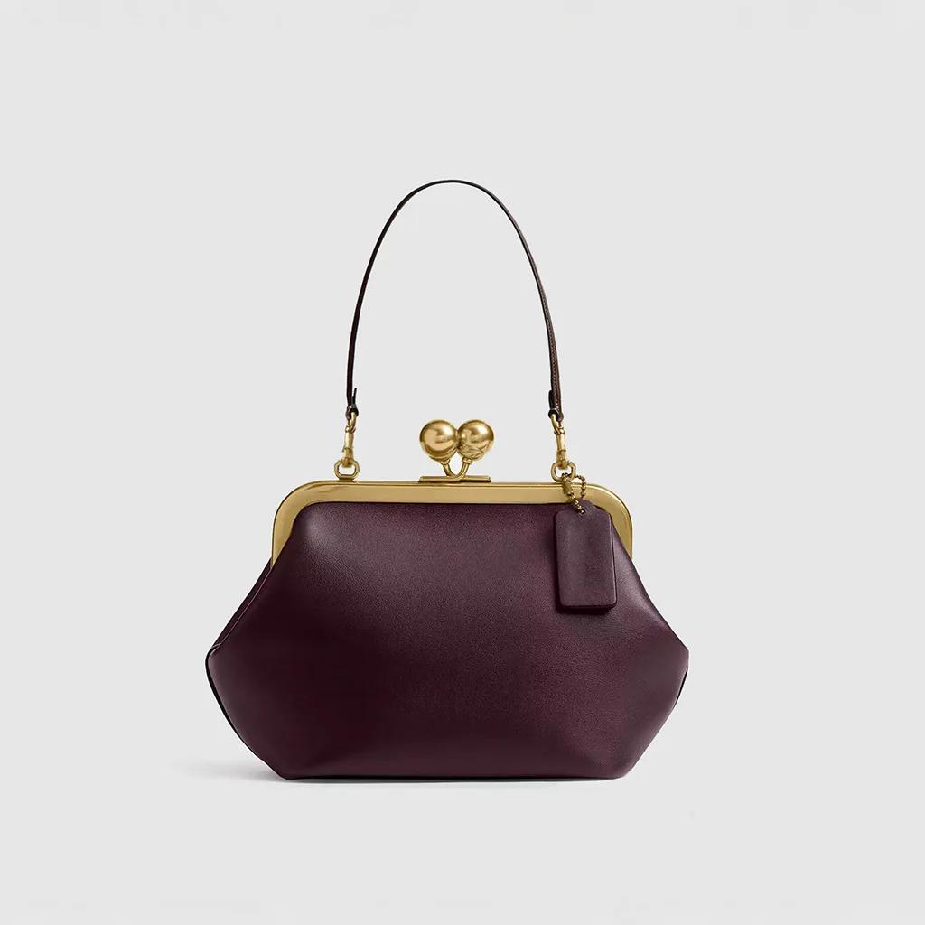 Sac fourre-tout de luxe élégant en cuir de couleur unie pour femme, grande capacité, idéal pour le q