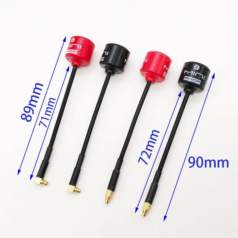 Antenne Lollipop 4 RHCP 5.8G, transmetteur/récepteur FPV 2.8Dbi à gain élevé, SMA/RP-SMA/MMCX/UFL po