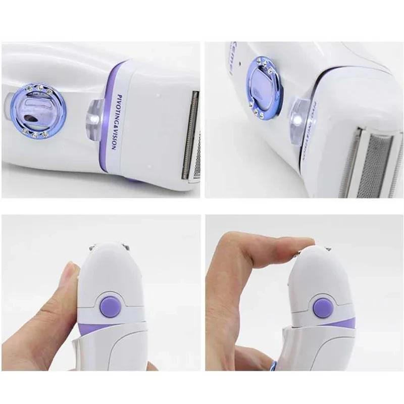 Kemei KM-2668 dame corps épilateur Facial rasoir Rechargeable rasage femmes épilateur électrique cor
