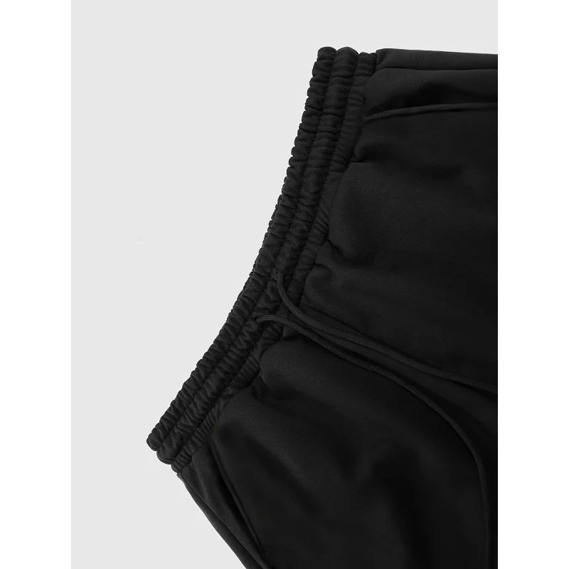Jogging décontractés pour hommes | Imprimé croisé à pointes | Cordon de serrage à revers | S-3