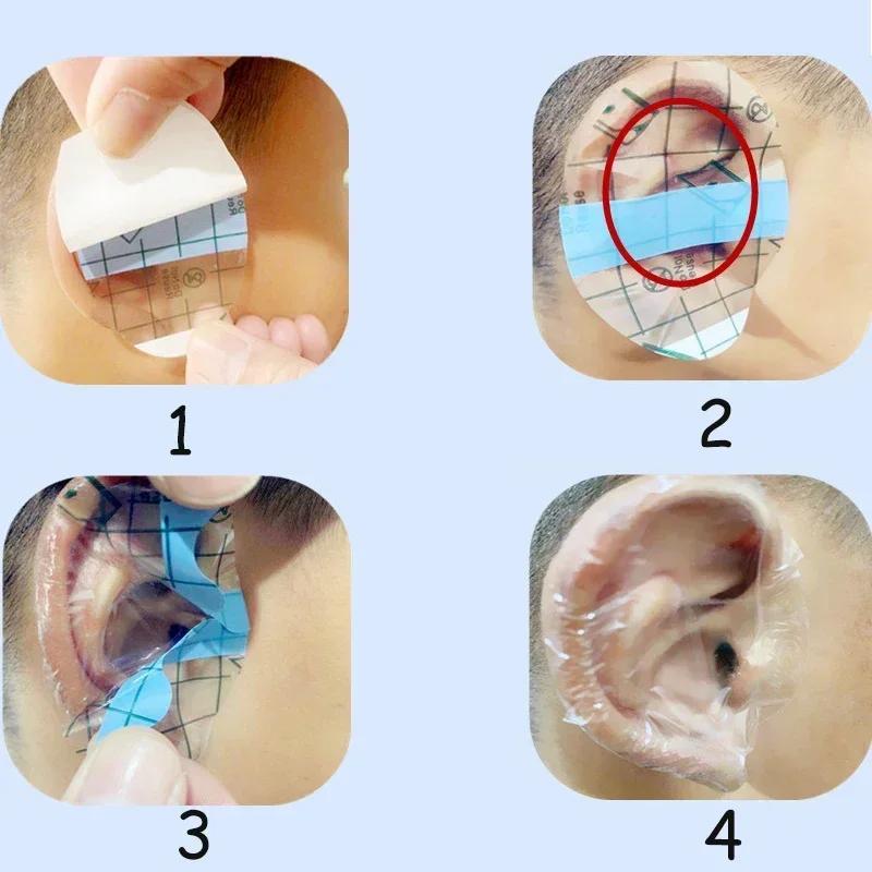 20/60/100 pièces bébé shampooing oreille couvre imperméable enfants douche natation Protection oreil
