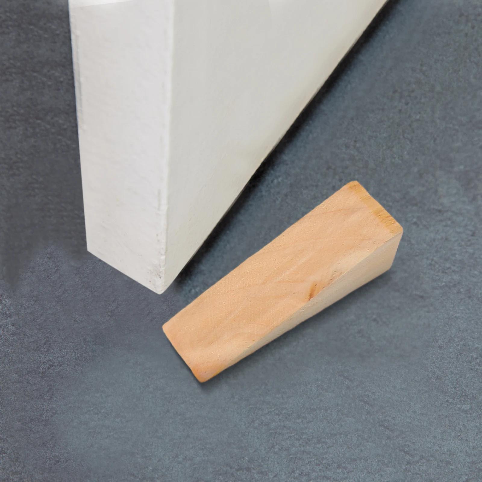 10 pièces cale en bois butée de porte bloc bouchon tapis de sol cales solide butées de porte cale