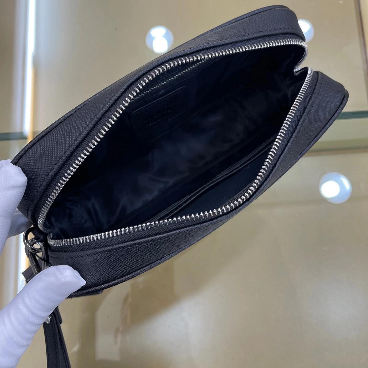 Sacs pour hommes de marque de luxe 2101-5, sacs à main en cuir faits à la main, motif signature espa