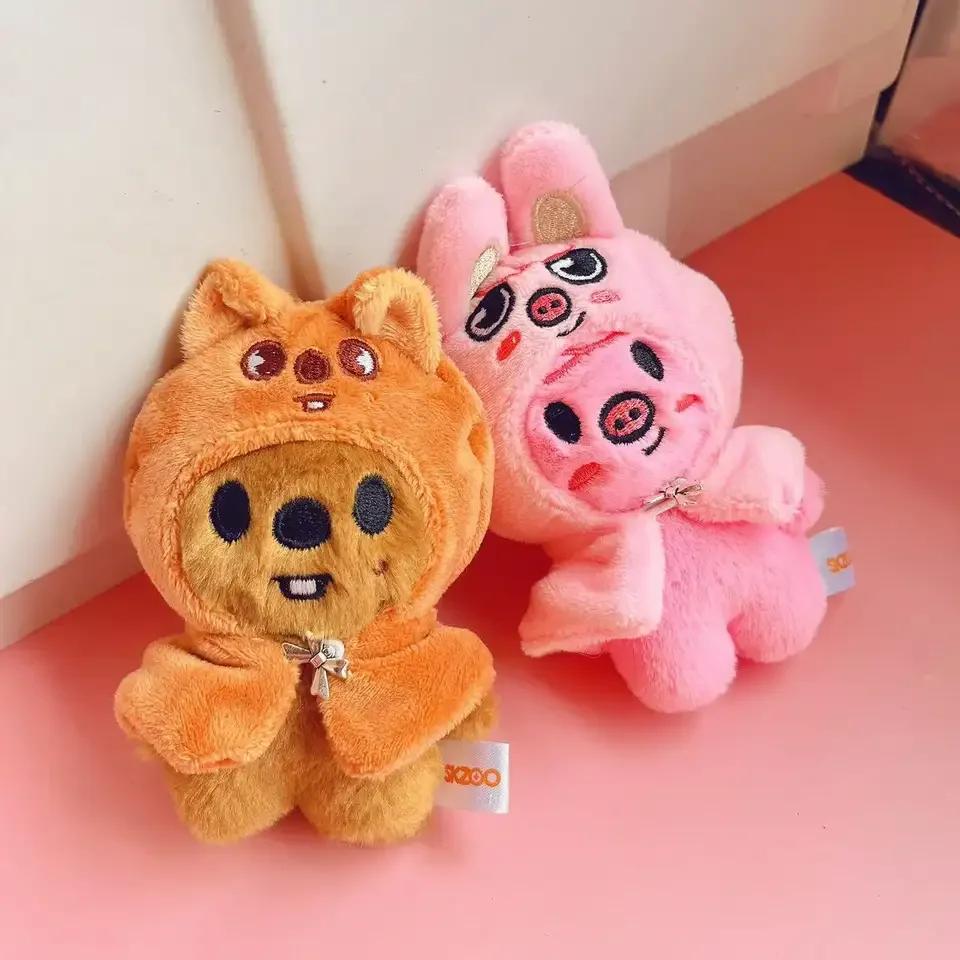 Nouveau KPOP Skzoo porte-clés en peluche coréen Ide pendentif jouet porte-clés Fan Collection Giftso