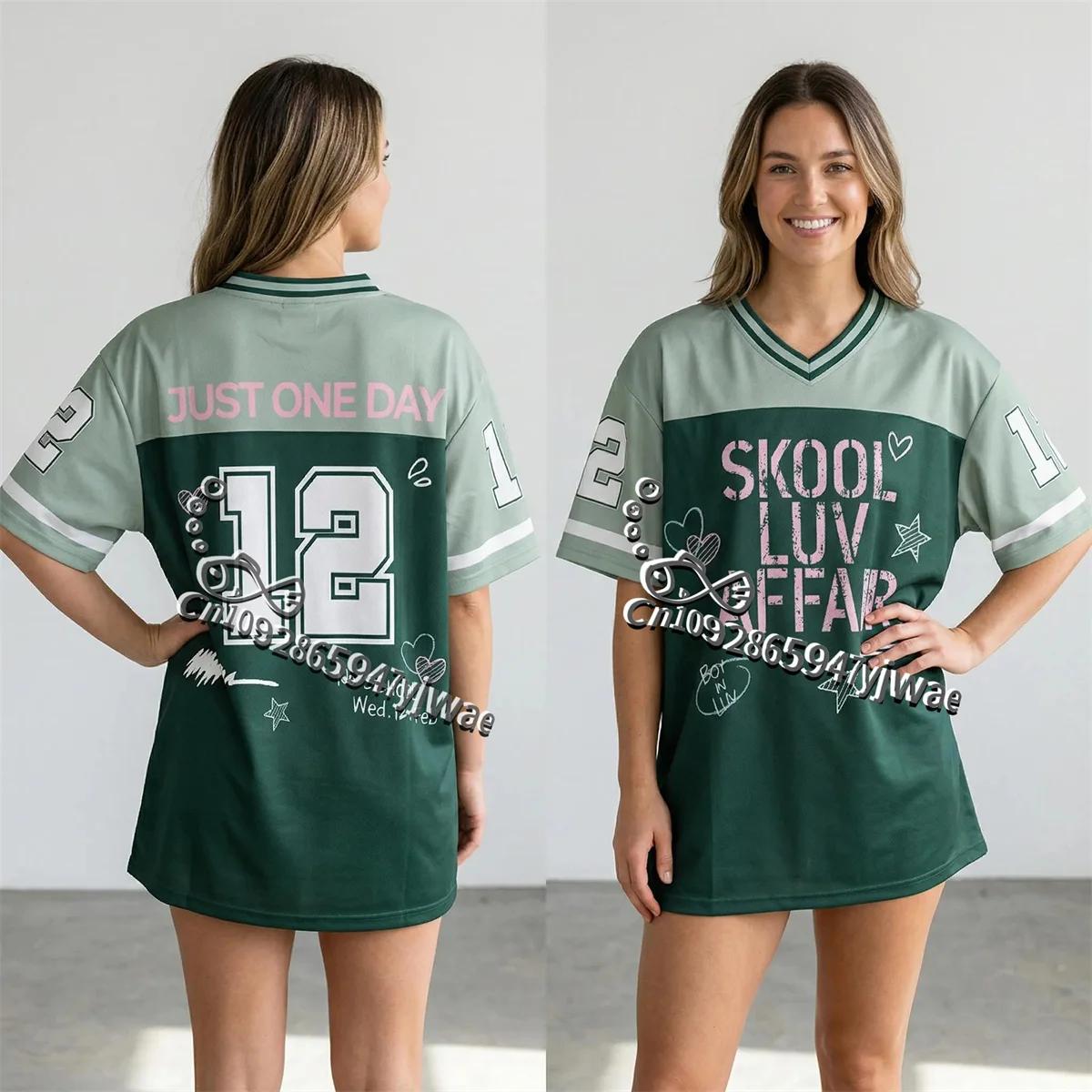 T-shirt de football Skool Luv Affair World Tour 2026 Comeback Merch, cadeau Kpop pour les fans, t-sh